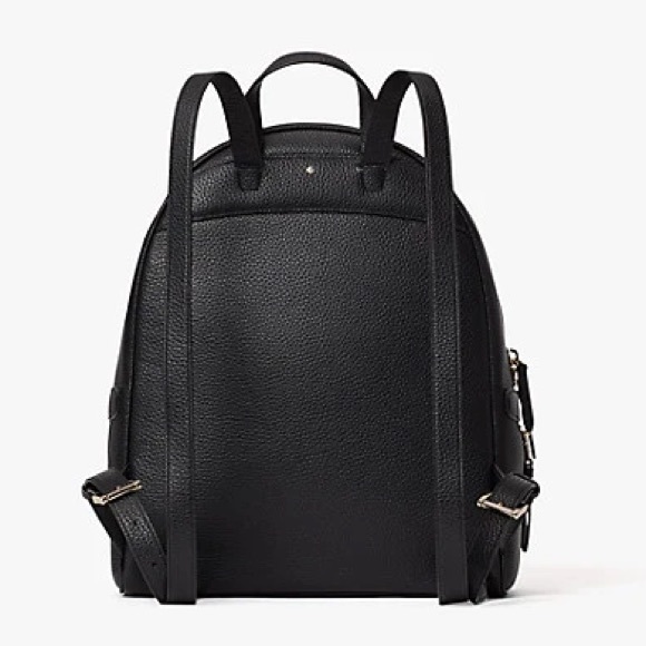 Kate Spade Black Pebbled Leather Backpack NWT - Picture 5 of 5